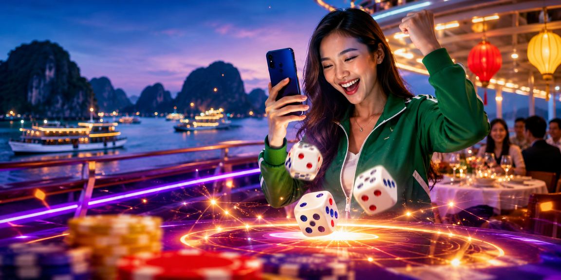 Cược tài xỉu sôi động tại Hạ Long với hiệu ứng đèn neon